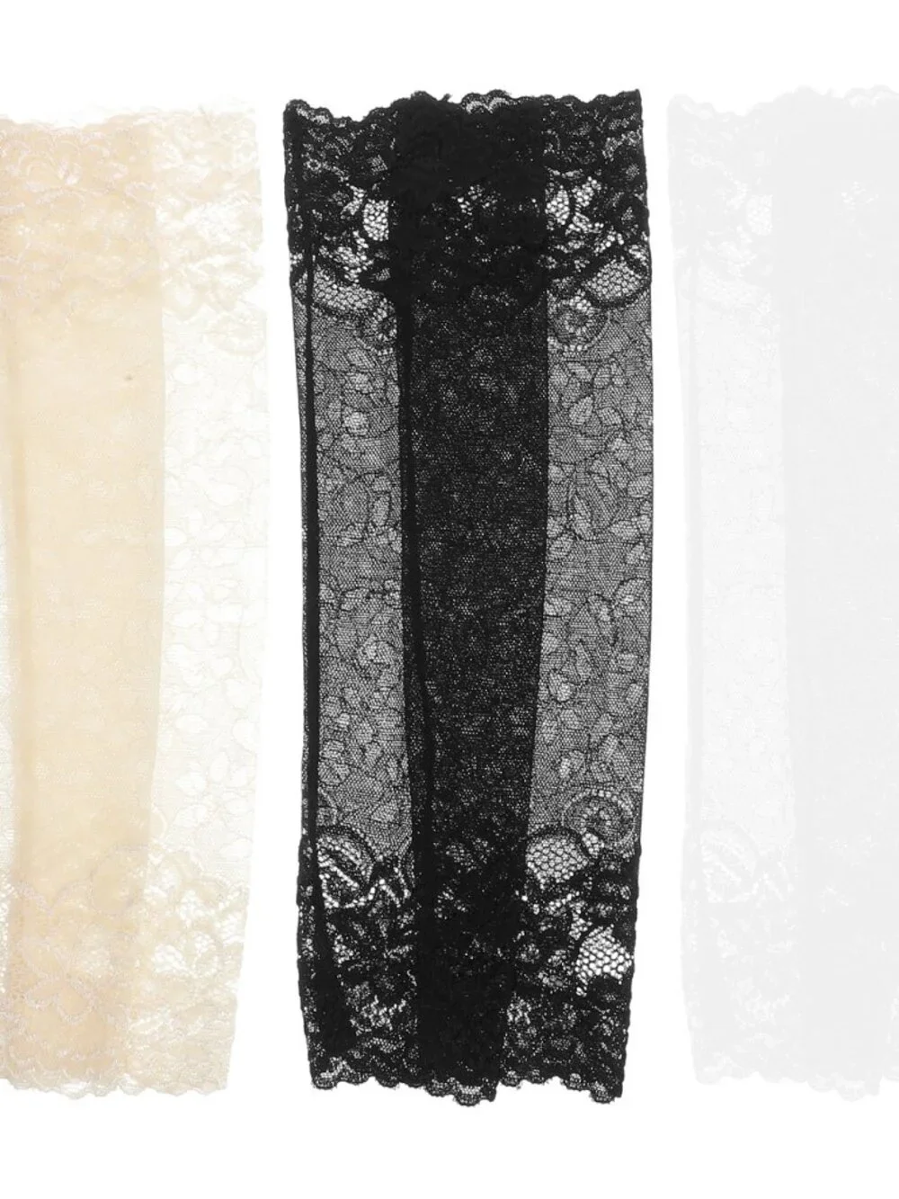 Lace Breathable Elastic Arm Sleeves Women UV Sun Protection
